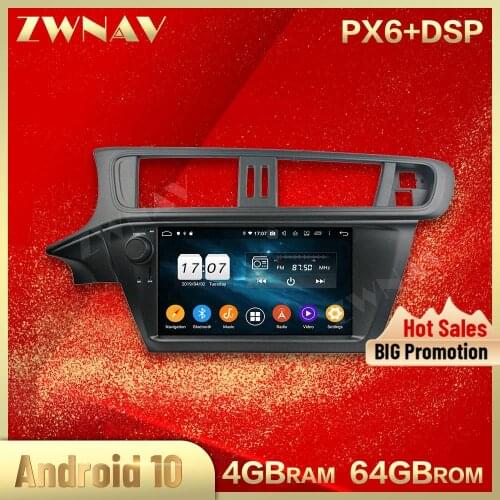 2 din Android 10.0 screen Car Multimedia player For Citroen C3 2005-2011 Video audio radio stereo GPS navi head unit auto stereo