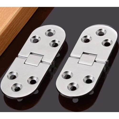 2pcs Folding Table Zinc Alloy Hinges For Flip Top Table Cabinet Door Drawer Furniture Window Cabinet Home