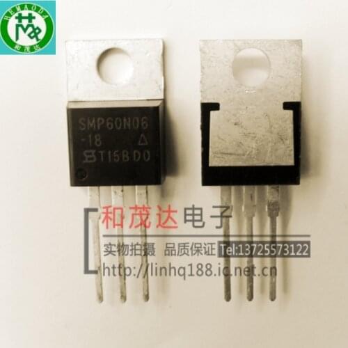 5PCS/ SMP60N06-18 TO-220 SMP60N06 18 TO220