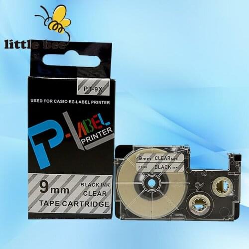 5Piece of XR-9X1 Mixed colors 9mm Compatible CASIO label tapes XR-9WE1 XR-9X1 XR-9YW1 XR-9RD1 XR-9GN1 XR-9BU1 printer Ribbon