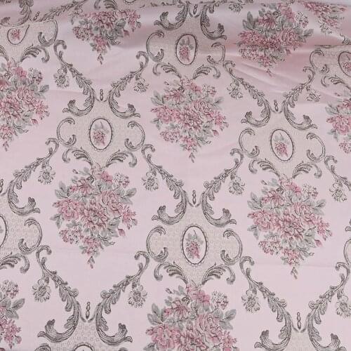 Aulic Pattern Brocade Fabric Damask Jacquard Garments Clothes Thick Upholstery Fabric by yard