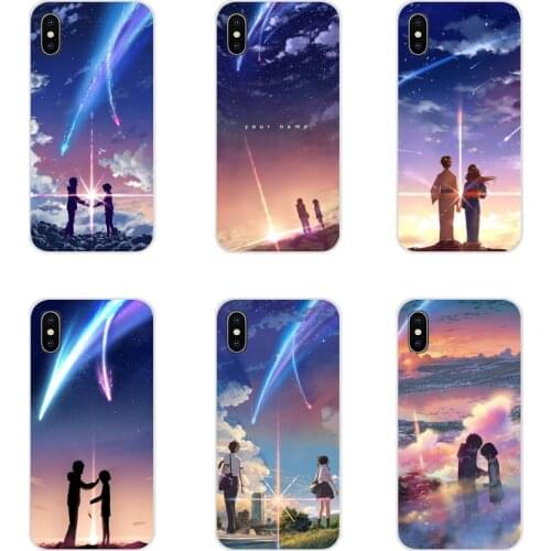Phone Covers For Samsung Galaxy S3 S4 S5 Mini S6 S7 Edge S8 S9 S10 Lite Plus Note 4 5 8 9 Japanese Anime Your Name Kimi no Na wa
