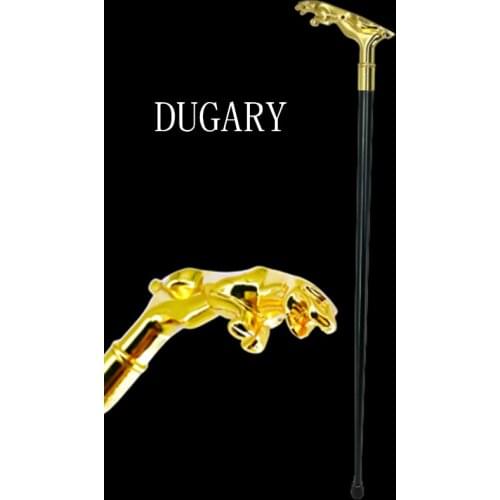 DUGARY Luxury Fashion Walking Stick Man Cane Women Party Walking Golden Jaguar High quality brand metal cosplay Detachable
