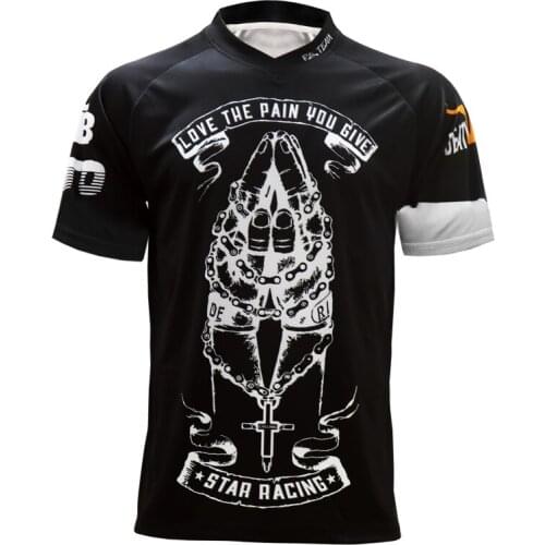 Summer short sleeve Mountain Bike Motocross Jersey BMX MTB T-Shirt Clothes Sportswear Downhill wear