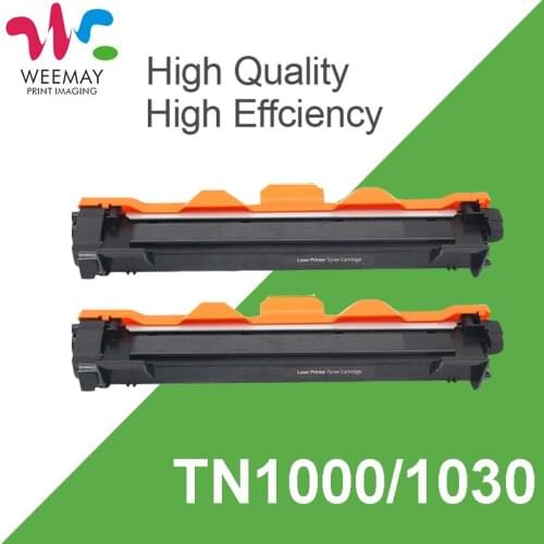 2Pcs Toner Cartridge Compatible for Brother TN1000 TN1030 TN1050 TN1060 TN1070 TN1075 HL1110 HL-1110 TN-1000 TN-1050 TN-1075