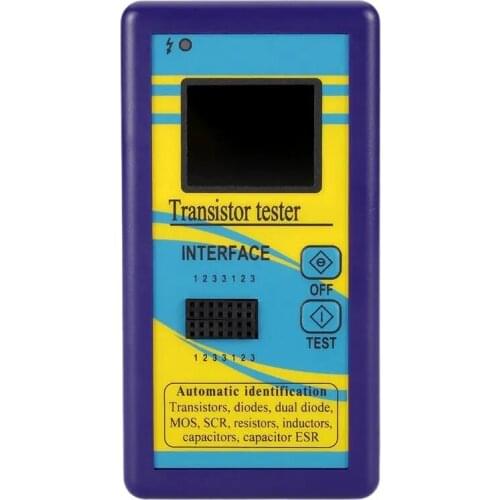 128 x 160 TFT Color Display Multifunctional Transistor Tester Diode Thyristor Capacitance Resistor Inductance MOSFET ESR LCR Met