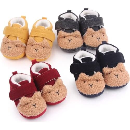Fashion Baby Winter Shoes Non-Slip Newborn Cotton Warm First Walkers Boots Infant Boys Girls Casual Shoes