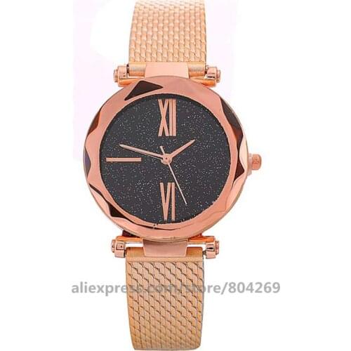 Fashion Cool Men PVC Quartz Starry Sky Wristwatches Hot Sale Women Roman Number Plastic Watches 919783