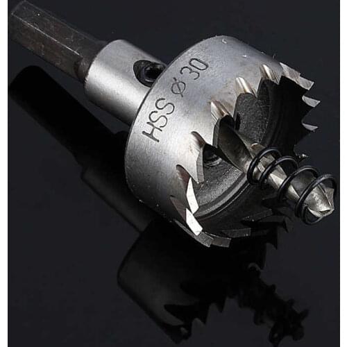 30mm Wood Cutter HSS Stainless Steel Drill Bit Metal Heavy Duty Hole Saw Cutter Hole Saw Set