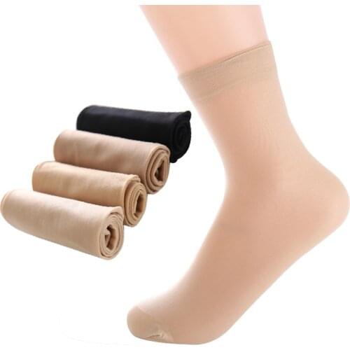Hot Sale!10pair=20pieces High Quality Women Velvet Socks Female Socks Summer Thin Silk Transparent Ankle Sox Womens Socks Meias