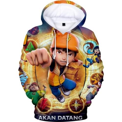 New BoBoiBoy Hoodie Men/women Sweatshirt Fashion Anime 3D Printed Hoodies Sweatshirt Boys/girls Streetwear Boboiboy Pullovers