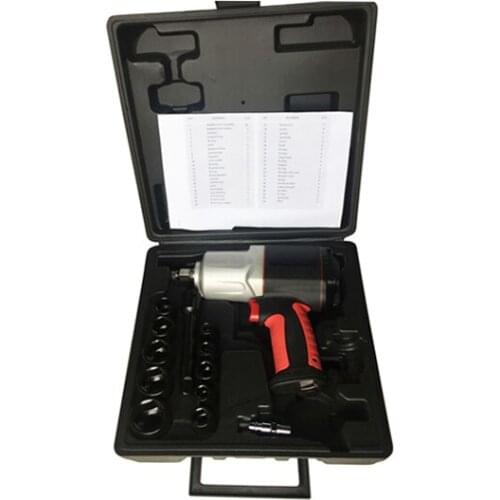 Ui-1009K Standard Pistol Grip Wrench 15PCS Air Impact Driver Tool Kit