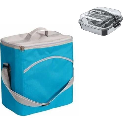 Thermo Cold and Cool Holding Bag 25 Lt and 36 Pieces Of Picnic Set
