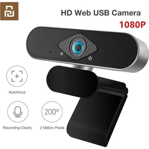 Youpin Xiaovv HD Web USB Camera 1080P 200W Pixels Auto Focus 150 Degree Super Wide Angle Built-In Noise Reduction Microphone