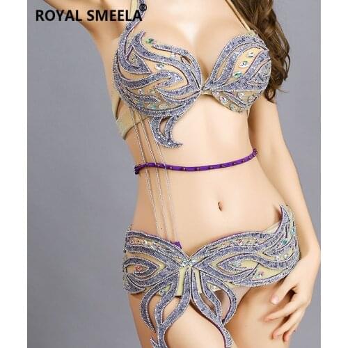 Lady Sexy Belly dance Costume belly dance Bra belly dancing Belt 2pcs belly dance Set Belly dancing Clothes Oriental dance Wear
