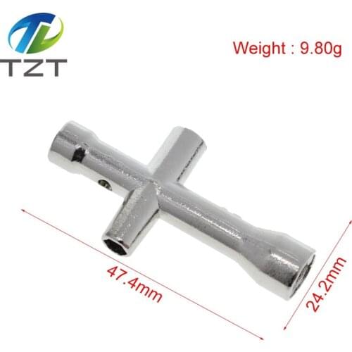 1:16 1:10 RC Car Cross Sleeve Wrench Demolition Tire Vehicle Dedicated Nut 60179 Model Tools For 4mm/5mm/5.5mm/7mm Nut