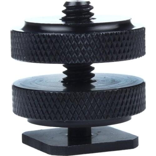 1/4 - 20 Tripod Screw To Flash Hot Shoe gopro Mount Adapter for Camera Dslr Reinforced Hot Shoe Aluminum Alloy Wholesales