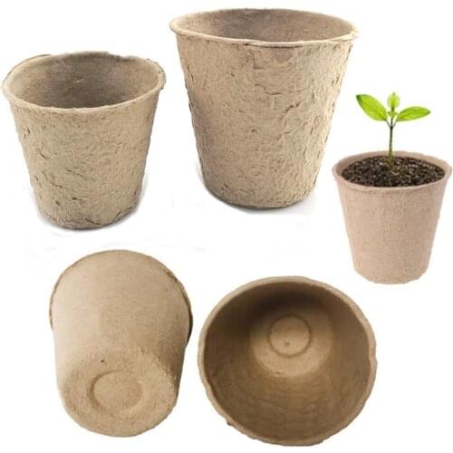 Paper Plant Grow Flowers Pot Nursery Cup Kit Organic Biodegradable EcoFriendly Home Garden Tools