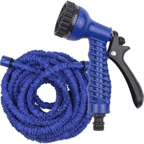 15M 22M 30M Garden Pipe Water Hose Expandable Garden Hose Leak-proof High Pressure Watering Pipe with 7 Patterns Spray Nozzle