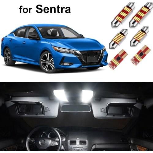 Canbus Car Led Interior Light Kit For Nissan Sentra 1991- 2018 2019 2020 2021 Indoor Dome Map Reading Trunk Lamp