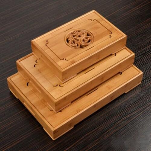 Solid Wood Tea Tray, Household Tea Set, Tea Table, Water Storage Tray, Chines Tea Tools