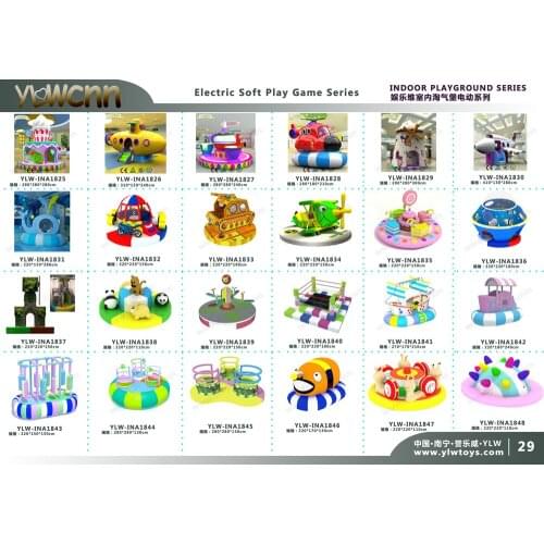Kids amusement indoor playground,electric soft play toys for children,maze motor items YLW-INA18