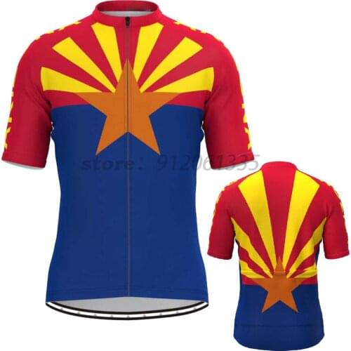 Colorado Mens Short Sleeve Cycling Jersey Bicycle Clothes Black Summer Cycling Top Bike Top MTB Road Wear
