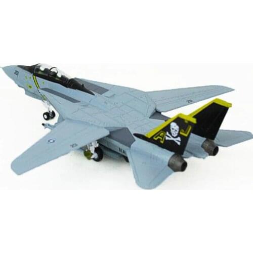 1/100 Scale Military Model Toys F14 Tomcat F-14A/B AJ200 VF-84 Fighter USA Navy Army Air Force Diecast Metal Plane Model Toy