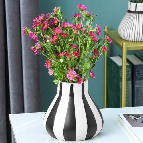 Nordic ceramic vase creative hotel decoration crafts home living room porch decoration hydroponic ceramic bottle decoration