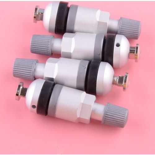 4pcs/Set Car Auto TPMS Tyre Pressure Sensor Valve Stem Repair Kit Accessories Metal Fit For BMW 5 Series