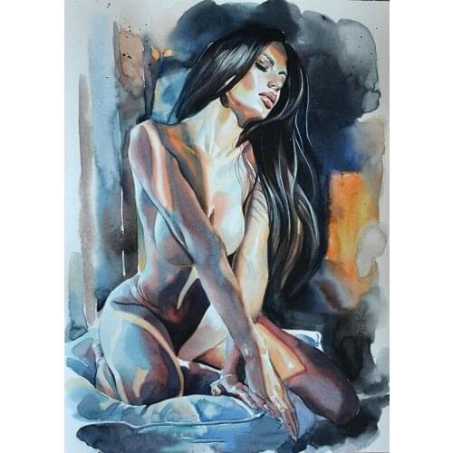 New 5d diy mosaic Diamond Painting Sexy woman diamond Embroidery full square&round Diamond cross stitch Home decor gift P944