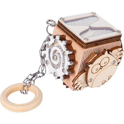 New Kids Activity Cube Basic Skills Learning Sensory Toy Unlocking Wooden Toy Montessori Educational Busy Cube Toys For Children