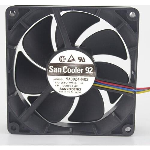 Original 9CM9025 24V 0.1A double ball bearing cooling fan 9A0924H402 mute