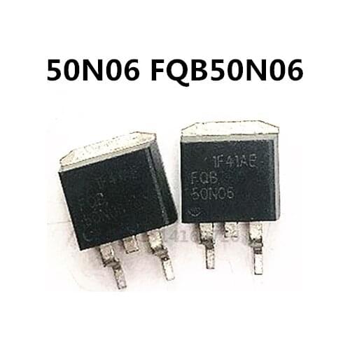 Original new 5pcs/ 50N06 FQB50N06 50A/60V TO-263
