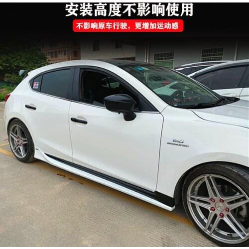 Applicable to 14-19 Its Mazda 3 Oncellas Modified Side Shovel Skirt under Front and Surround the Lower Ridge