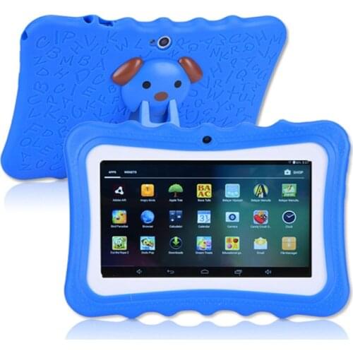 Q7 HD screen 7 inch 1+8G Quad Core children tablet Android 4.4 wifi bluetooth player speaker kid Puzzle learning tablet