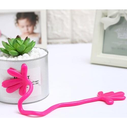 Extendable Fun Sticky Palm Venting Rope Elastic Soft Rubber Decompression Toy