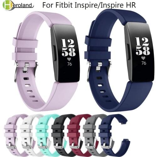 Smart watchbands For Fitbit Inspire/Inspire HR Activity Tracker Band Silicone Sports Replacement Wristband Bracelet Accessories