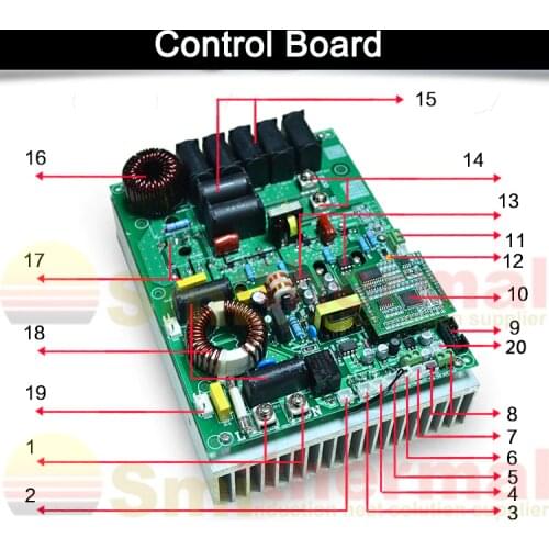 Replace Board For Induction Heat Treating Equipment Plastic Injection Machine Induction Heater half bridge 220V 5KW