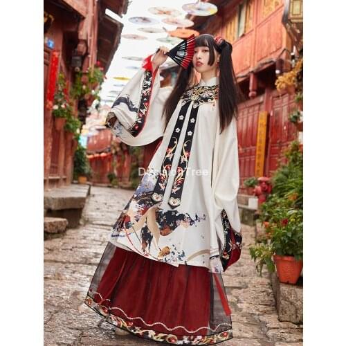 2021 chinese traditional costume women ancient hanfu cosplay lady elegant stage costume oriental dance wear performance costume