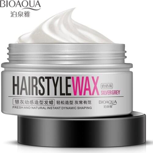 Grandma Grey Hair Wax Silver Grey Dynamic Hair Wax Hair Gel Water Salon