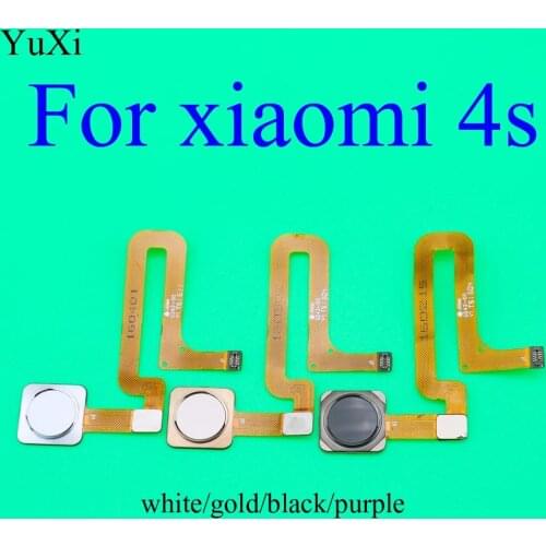 YuXi For Xiaomi Mi 4S Mi4S Fingerprint Scanner Reader Sensor Flex Cable with Home Button Return Flex Ribbon Replacement Parts