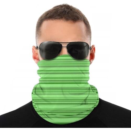 Honeysuckle Green Scarf Neck Face Mask Men Women Fashion Neck Gaiter Seamless Bandana Multi-functional Headwear Outdoor Climbing