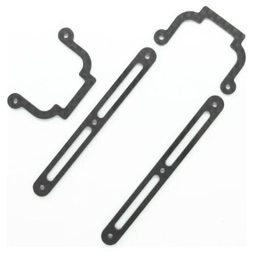 1 Set 1.5mm Carbon Fiber MS Chassis Suspension Reinforcing Plate Spare Part For Tamiya Mini 4WD Racing Car Model
