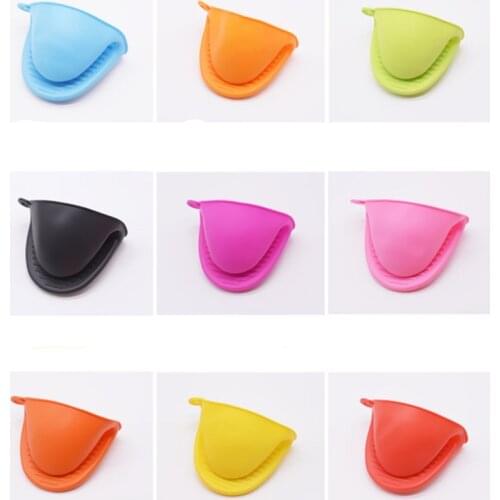 1pc Oven Glove Thicken Silicone Baking Oven Mitts Microwave Insulation Non Stick Anti-slip Grips Bowl Pot Clips Kitchen Gadgets