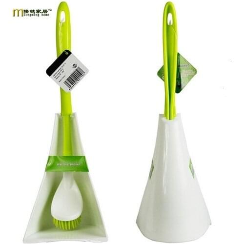 1PC thicker plastic package with a base toilet brush toilet cleaning brush Toilet Brush Holders OK 189