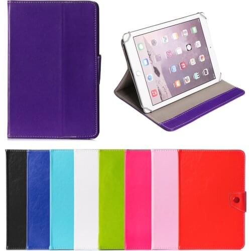 1 PC Universal Tablet Case Leather Flip Stand Cover For Samsung Huawei Android Tablet 7 Inch