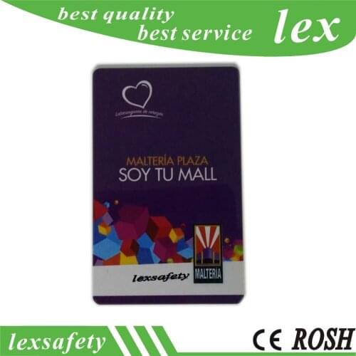 2500PCS/Lot Iso Standard Size Printing 13.56mhz Prepaid Contactless Ic Card/HF Plastic Rfid Contactelss Ic Smart Cards