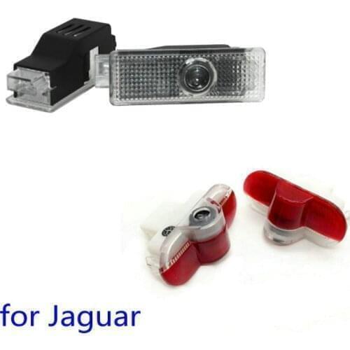 2X For Jaguar XE F-TYPE X152 XJ X350 X358 X351 XK X150 XKR 2004-2017 2019 LED Car Door Light Logo Projection Ghost Welcome Lamp