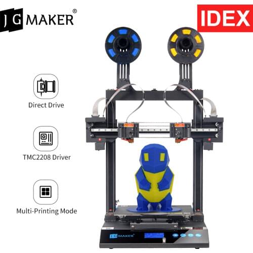 JGMAKER Artist D 3D Printer IDEX Dual Independent Extruder 3D Printer Direct Drive 300*300*340mm 3 Years Warranty Open Source
